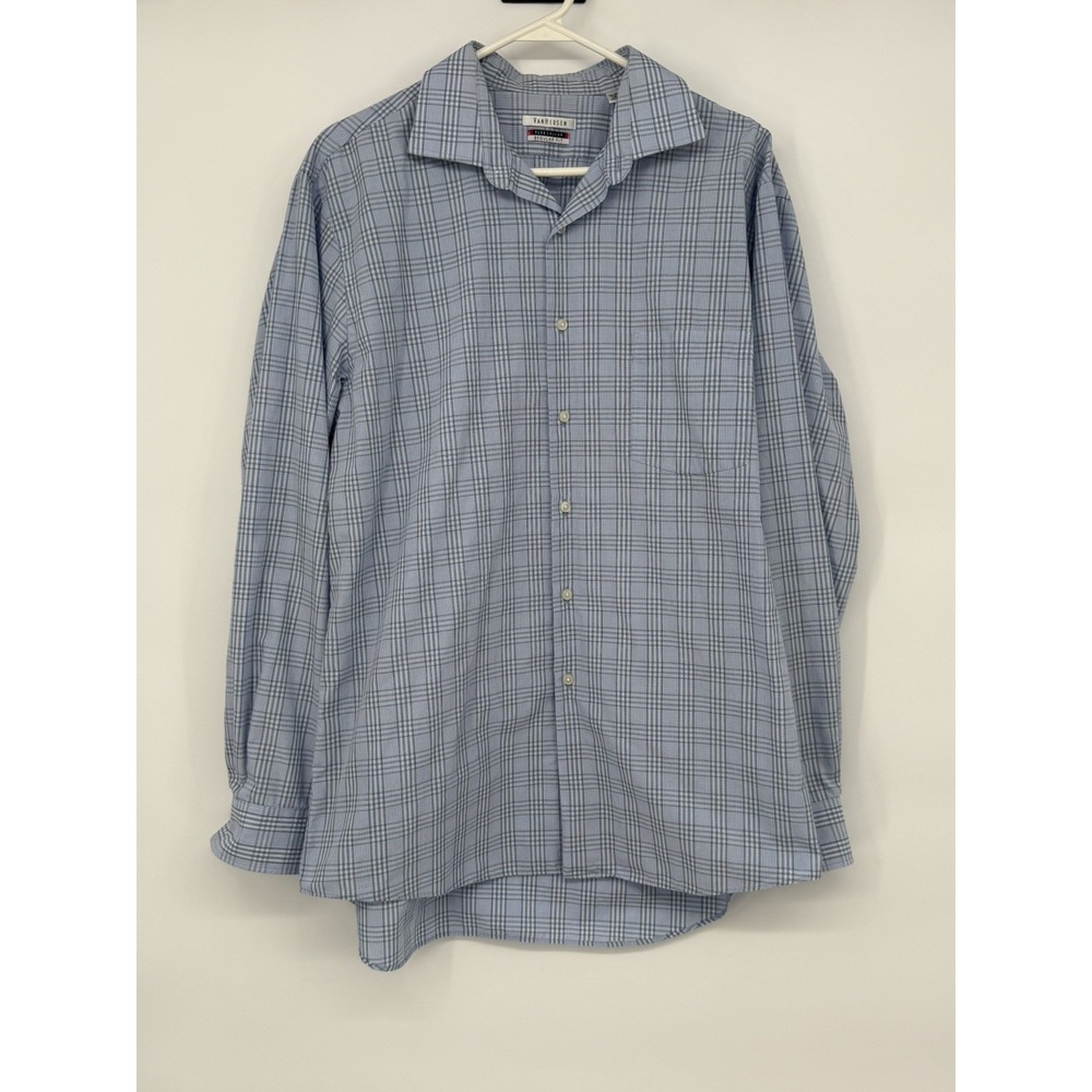 Van Heusen Men's Long Sleeve Button Down Shirt Large